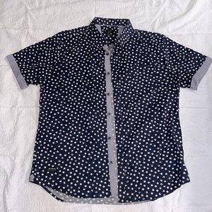 Men “7 DIAMONDS Dress Shirt XL